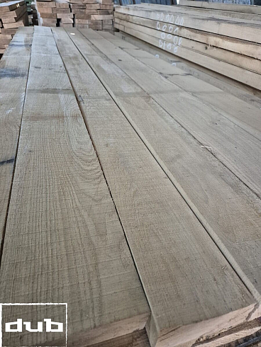 Доска дуба сухая обрезная 0 сорт 2000-3000х150х50мм